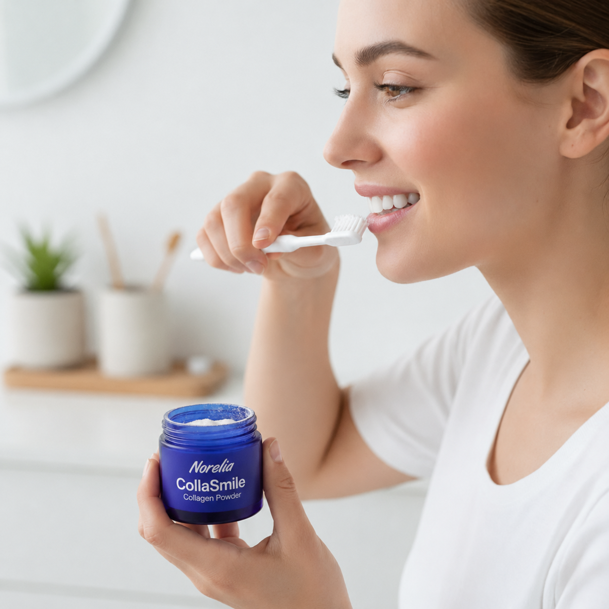 Colágeno gingival Norelia: Retracción de encías y regeneración de tejidos.