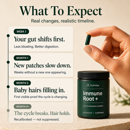 Immune Root+ Symbiotics —  For Hair Patches Regrowth