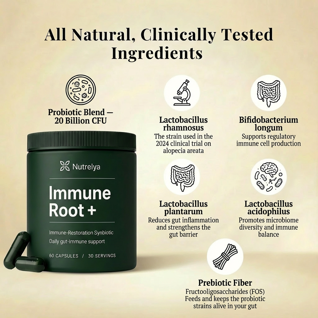 Immune Root+ Symbiotics —  For Hair Patches Regrowth